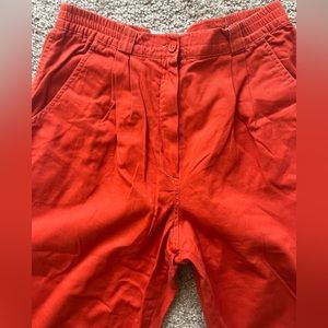 Orange Capri Pants